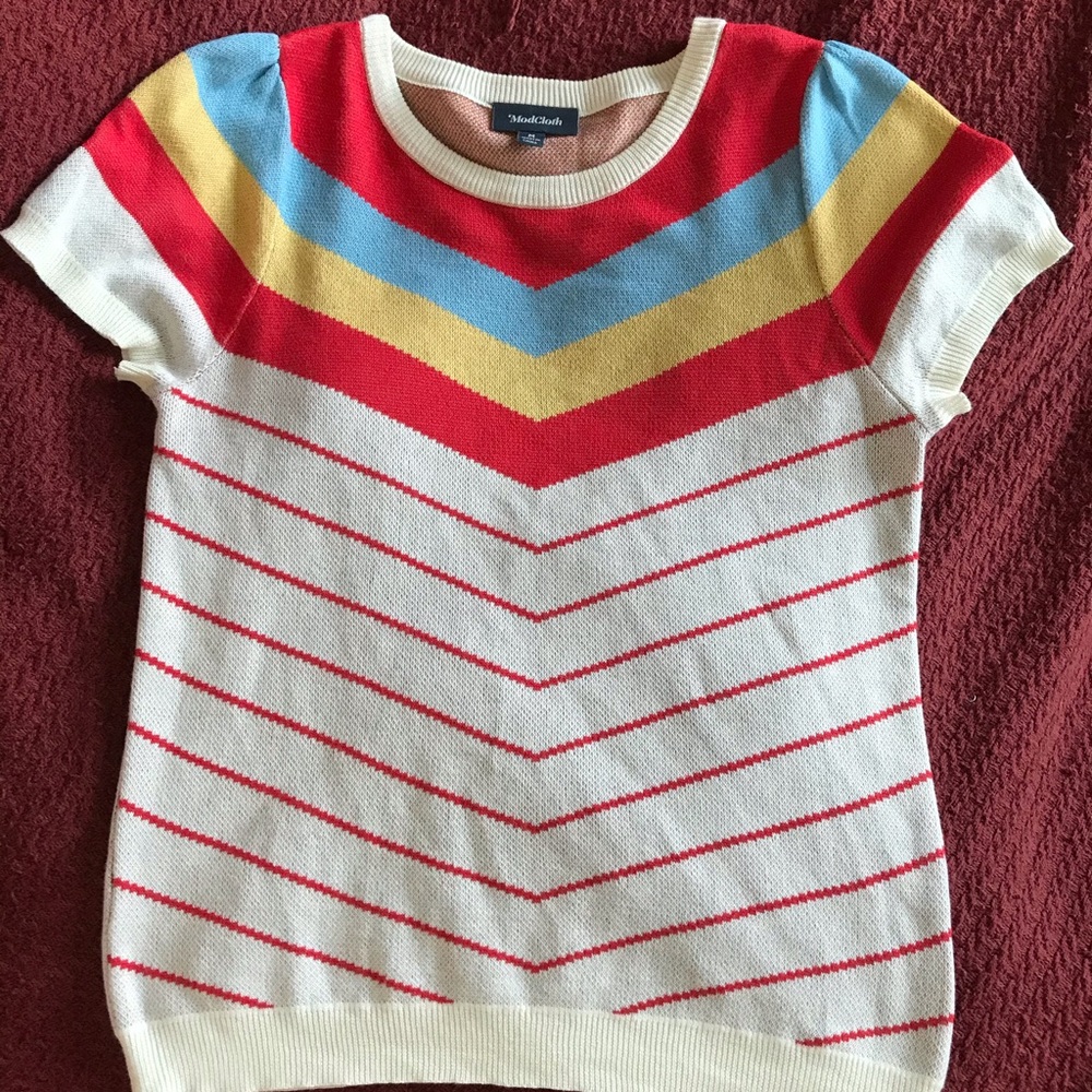 Nostalgic Bliss Short Sleeve Sweater